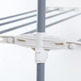 thumbnail image 5 of Everyday Home Durable Stainless Steel and Plastic Clothes Drying Rack, Gray and White, 5 of 5
