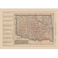 thumbnail image 2 of Reynold 32x24 Black Ornate Wood Framed with Double Matting Museum Art Print Titled - Oklahoma - Reynold 1921, 2 of 4