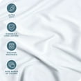 thumbnail image 2 of Sábanas Ajustables Bare Home Paquete de 2 Colección Premium 1800 Twin XL Color Blanco, 2 of 6
