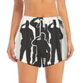 thumbnail image 2 of Disketp Veterans Day Women's Shorts Workout Shorts for Athletic Gym Running Shorts with Phone Pockets-X-Large, 2 of 7