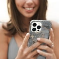 thumbnail image 4 of iPhone 13 Pro Max Case, Ultra Thin Hybrid Protective Lightweight Marble Design Shockproof Case Soft TPU Back Cover for iPhone 13 Pro Max 6.7", E, 4 of 6