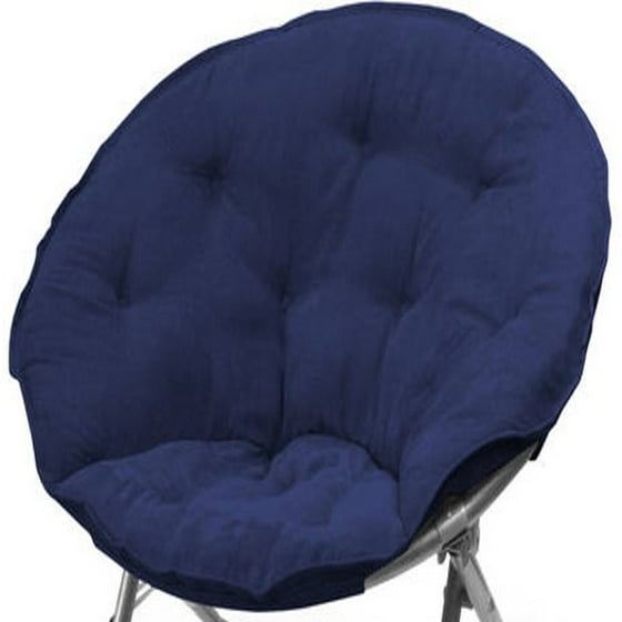 Mainstays Large Microsuede Saucer Chair Multiple Colors