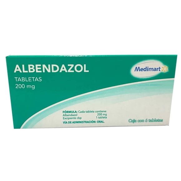 Albendazol Medimart 200 mg 6 tabletas