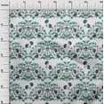 thumbnail image 2 of oneOone Georgette Viscose Fabric Leaves & Floral Block Print Fabric By Yard 42 Inch Wide, 2 of 4