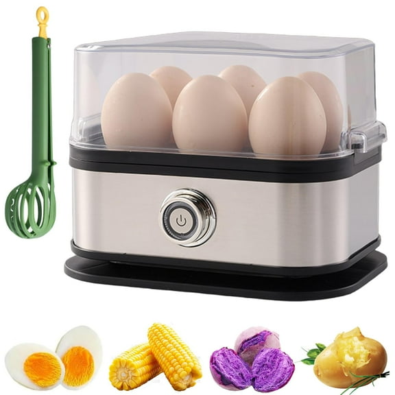 Sunny Side Master Egg Cooker, Multi-functional Sunny Side up Maker, Rapid Eggs Cooker Electric 6 Eggs Capacity,for Stainless Steel Electric Eggs Poacher for Soft, Medium, Hard Boiled