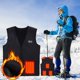 thumbnail image 3 of Xihbxyly Chaqueta Calefactora Usb, Tecnología de Fibra de Carbono, Modos de Temperatura Ajustables, 7 Zonas de Calentamiento, Ideal para Actividades Invernales Al Aire Libre, Regalo Familiar, Varios, 3 of 4