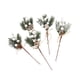 thumbnail image 2 of Ramas de bayas artificiales de Navidad, púas florales para árbol de Navidad DIY Blanco, 2 of 6
