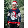 thumbnail image 3 of Adult Vintage Santa Unisex Ugly Christmas Sweater, 3 of 16