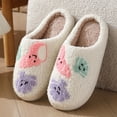 thumbnail image 5 of Zapatillas populares de algodón para mujer, pantuflas de algodón cálidas de felpa para invierno, Navidad y Halloween, para interior y hogar, 5 of 5
