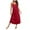 Wine, variant on PMVFHDE Pajama Nightgown For Women Ice Silk Strap Sleepwear Long Dress Satin Home Wear Womens Nightgowns Khaki,M