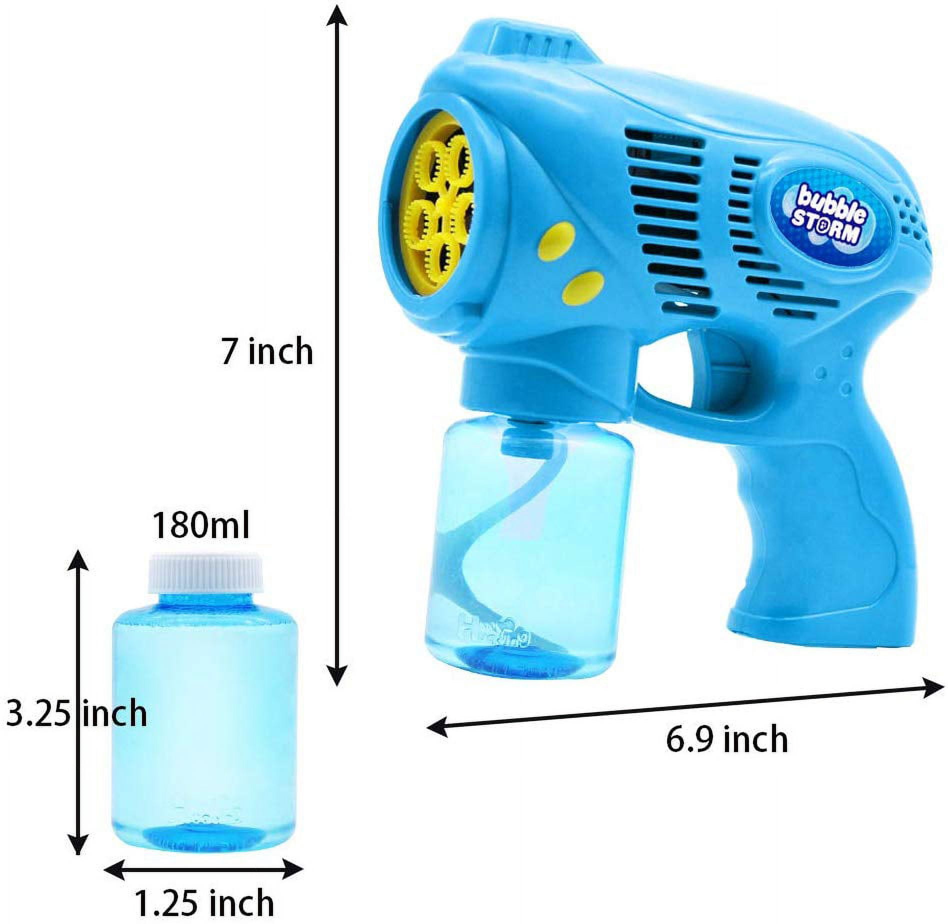 USA Toyz- Bubble Gun includes 2 Nontoxic Bubble Solution Bottles