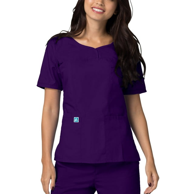 Adar Universal Women's V-Neck Scrub Top, Adult