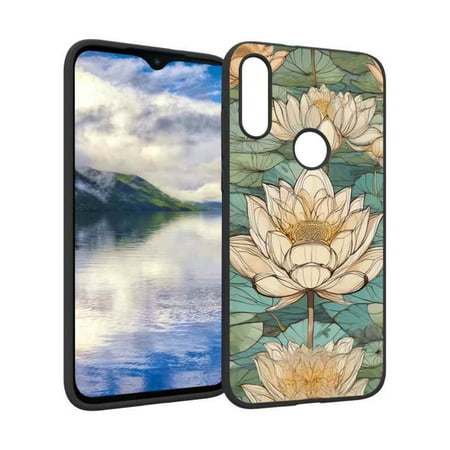 Serene-lotus-meditation-designs-4 phone case for Moto E 2020 for Women Men Gifts,Soft silicone Style Shockproof - Serene-lotus-meditation-designs-4 Case for Moto E 2020