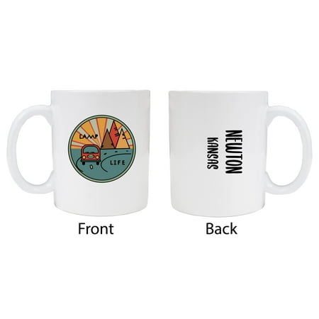 

Newton Kansas Souvenir Camping 8 oz Coffee Mug 2-Pack