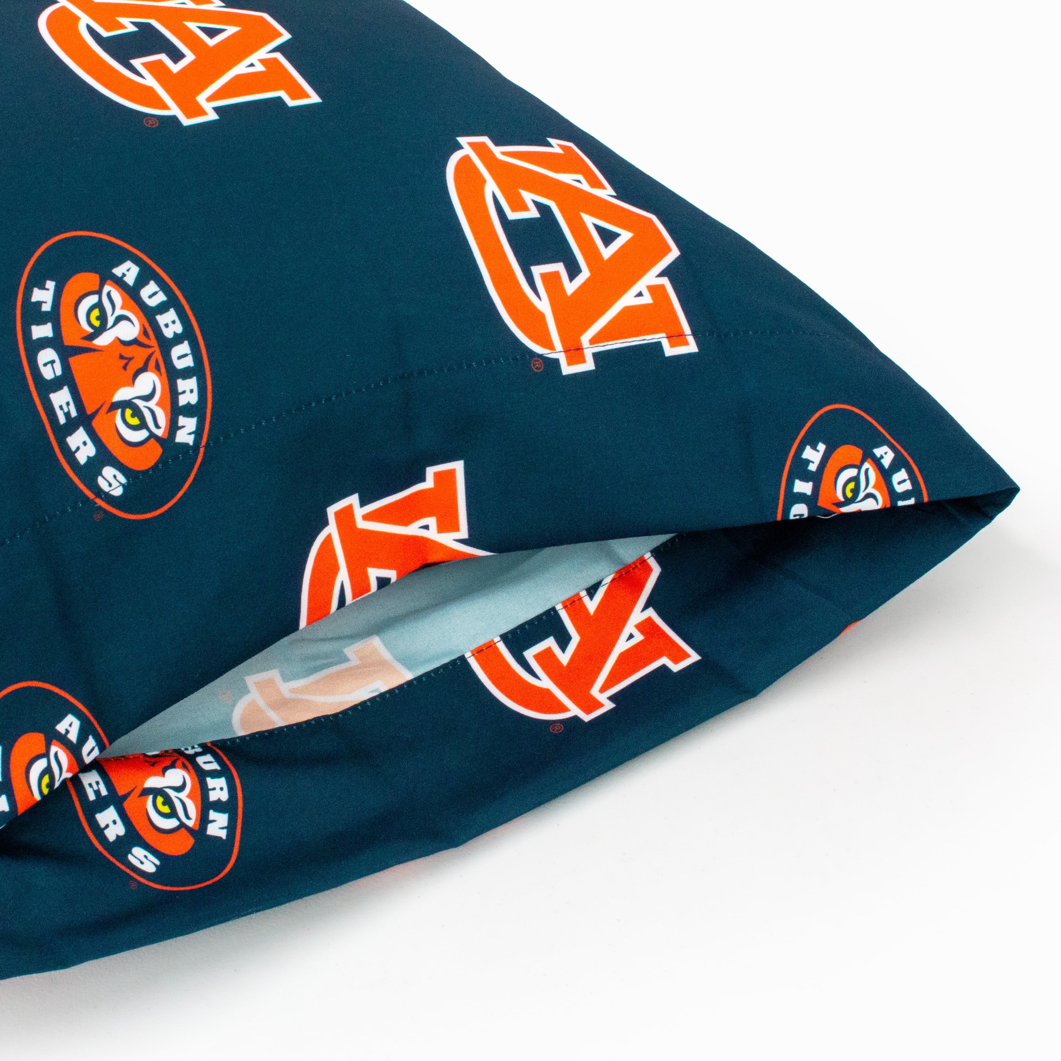 Auburn Tigers Pillowcase Pair, Standard, 20" x 30" (2 Standard Pillowcases)