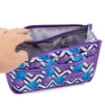 thumbnail image 4 of Periea Chelsy Purse Organizer - Handbag, Tote, Bag Organizer Insert - 13 Pockets, 3 Sizes, 39 Colors (Purple Pineapples, Small), 4 of 7