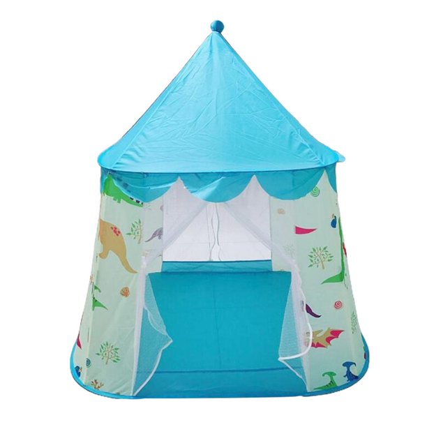 Los de Tul Plegable Portátil Desarrollan El Regalo Interior de Juguete Al Aire Libre - Azul Sunnimix Castillo de princesa plegable portátil