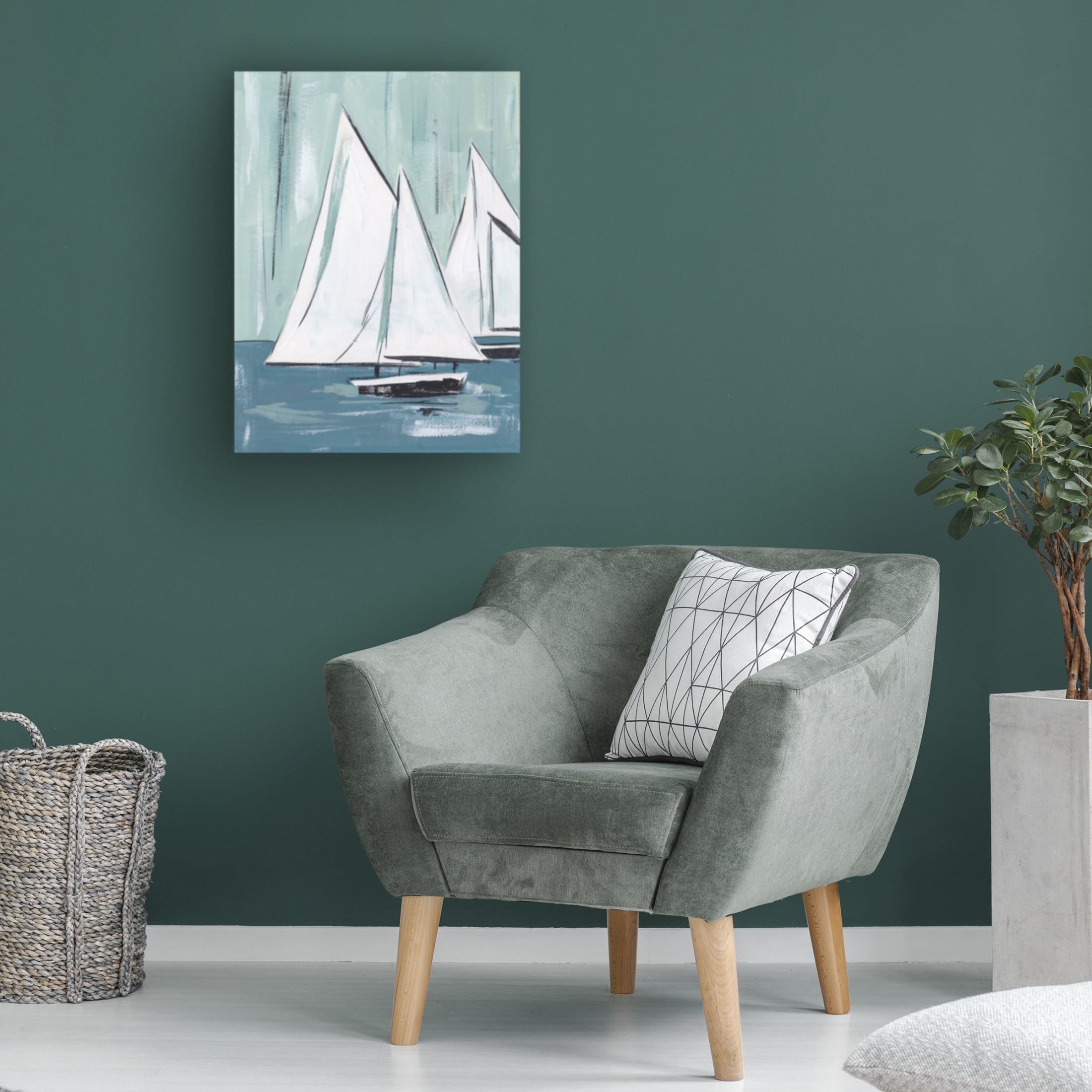 Trademark Fine Art Melissa Wang Sailing Winds I Canvas Wall Art