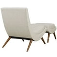 thumbnail image 3 of Modway Ramp Upholstered Fabric Lounge Chair Set in Sand, 3 of 4