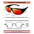 thumbnail image 4 of Gafas de Sol Envolventes KANASTAL Polarizadas UV400 Para Usar Sobre Anteojos, 4 of 6