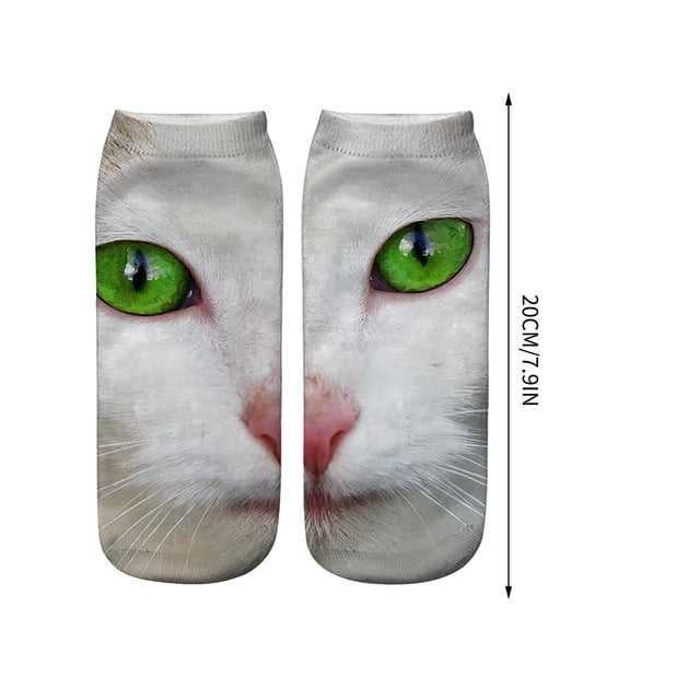 Cara en Calcetines Mid-Calf Unisex Tejido Transpirable Suave para el Uso Diario / Regalo