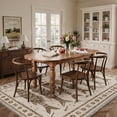 thumbnail image 2 of KUETH 8x10 Washable Area Rug, Non Slip Flat Pile Fish Pattern Rug for Living Room Bedroom Dining Room, Pet Friendly, 2 of 6