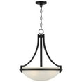 thumbnail image 6 of Regency Hill Black Metal Pendant Chandelier 20" Wide Modern Marbleized Glass Bowl Shade Fixture Dining Room House Foyer Entryway, 6 of 9