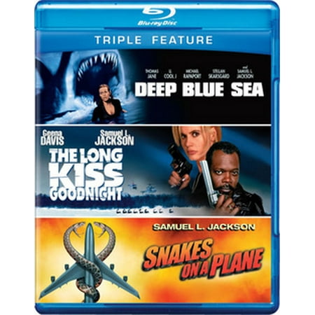 DEEP BLUE SEA/LONG KISS GOODNIGHT/SNAKES ON PLANE (BLU-RAY/TFE) (Best Places To Kiss)