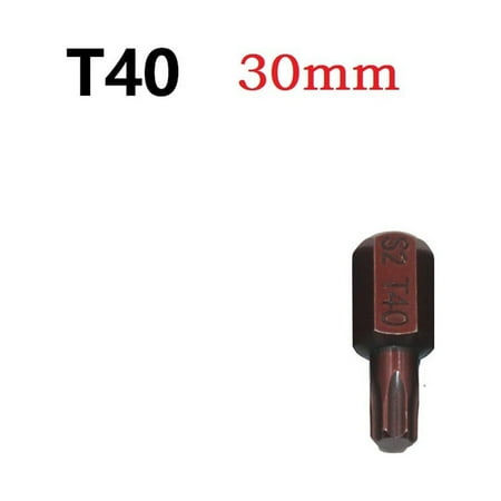 

BCLONG 1Pc Torx Star Screwdriver Bits 30Mm & 75Mm Hex Shank T20/T25/T30/T40/T45/T50/T55