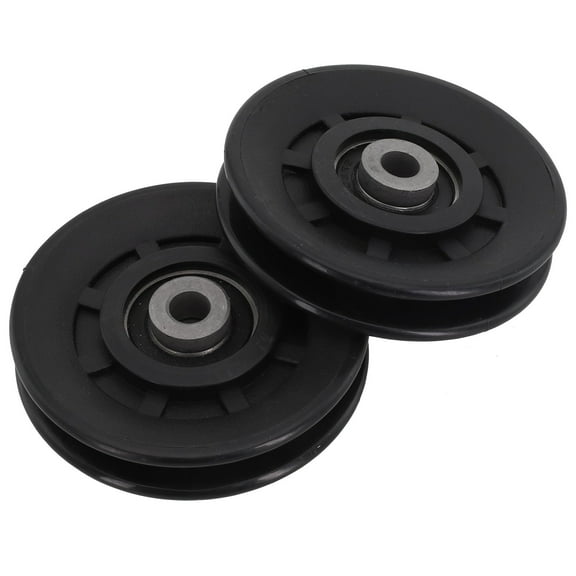 Beisidaer Nylon Pulley Wheel With Bearing 90Mm / 3.5Inches Gym Accessory For Cable Machine