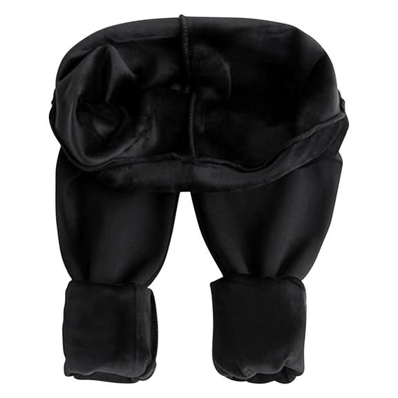 Zwiiyzr Maternity Leggings for Womens Winter Over The Belly High Waist Sherpa Fleece Lined Leggings Stretchy Thick Plush Warm Thermal Pregnancy Pants Maternity Clothes Black