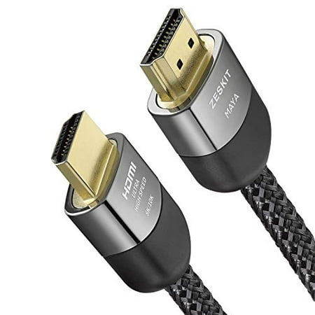 Zeskit Maya 8K 48Gbps Certified Ultra High Speed HDMI Cable 10ft, 4K120 8K60 144Hz eARC HDR HDCP 2.2 2.3 Compatible with Dolby Vision Apple TV 4K Roku Sony LG Samsung Xbox Series X RTX 3080