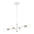 thumbnail image 4 of Livex Lighting - Bannister - 4 Light Chandelier in Mid Century Modern Style - 18, 4 of 8