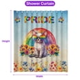 thumbnail image 5 of Devon Rex Celebrates Rainbow Pride Month LGBT LGBTQ+ Shower Curtain Cat Lover Kitten Owner Gifts Waterproof Bathroom Bathtub Curtain - 01003, 5 of 5