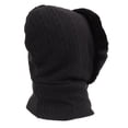 thumbnail image 4 of Gorro de invierno para mujer, gorro térmico integrado, máscara, bufanda, a prueba de frío, para montar al aire libre, color negro YUNYI BRAND Deportes, 4 of 8