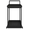thumbnail image 2 of vidaXL Bar Cart Black 100x45x83 cm Poly Rattan, 2 of 4