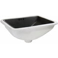thumbnail image 2 of WinZo 14.5"D x 21"W x 8"H Rectangular 21-Inch Undermount Bathroom Sink for Granite Countertop Vanity Basin Including Pop-up Drain,Matte Black, 2 of 6