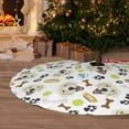 thumbnail image 6 of Sikiie Labrador Retriever Dog 30-48 inches {designName} Print Christmas Tree Skirt Snowman Xmas Tree Skirt with Edge Christmas Decorations for Holiday Party30", 6 of 7
