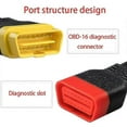 thumbnail image 5 of New OBD OBD2 Extension Cable Connector for Launch X431 V/Easydiag 3.0/Mdiag/Golo Main 16Pin Male to Female Cable 36cm, 5 of 5