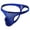 Royal Blue, variant on ENCCRWINMens Underwear Thong,Sexy Bikini T Back Underwear for Men Double Waist Breathable Low Rise Novelty G String,Complexion L
