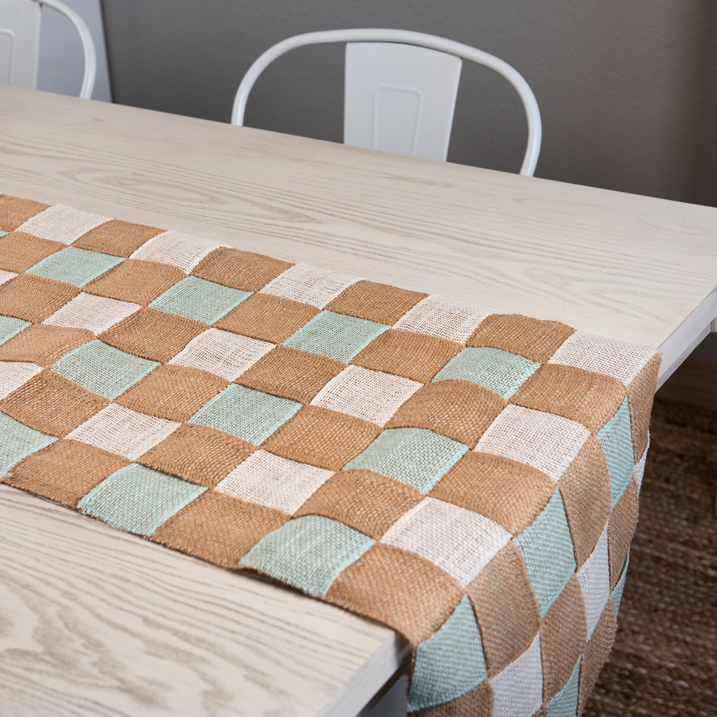 Love, Laugh, Craft Spring Burlap Table Runner Project Kit, Precut, Adult, Multi-Color