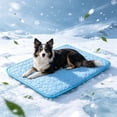 thumbnail image 6 of XiYing Pet Cooling Mat for Dogs Cats - Breathable Ice Pad Summer Sleeping Mat Non Slip Washable Pet Cushion for Kennel Sofa Floor Indoor Outdoor Use - Portable Self Cooling Bed for Small Medium Pets, 6 of 9