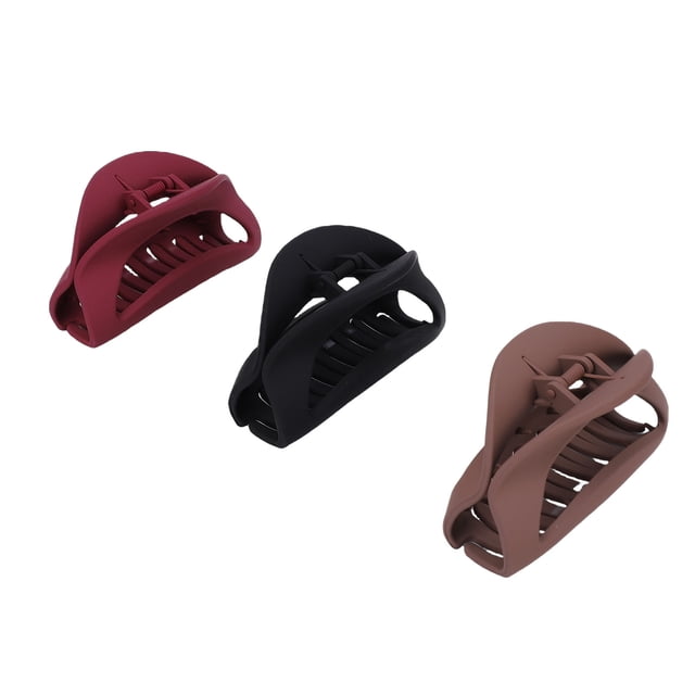 Pinza Para El Cabello De Silicona, Flexible, Grande, Antideslizante, Agarre Fuerte, Pinza Para El Cabello Gruesa Para Mujeres, Yoga, Oficina, Uso Diario, Material De Silicona