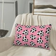 thumbnail image 5 of Salouo heart with cow Print Print Pillow Case Cover,Wrinkle-Free Bed Pillow Cover Pack of 1 Home Decor Fade-Resistant and Stain-Resistant ,Pillows Not Included-14"x20", 5 of 6