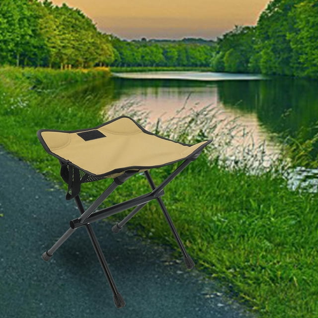 Taburete plegable reclinable Cola Reposapiés aluminio para pesca