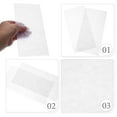 thumbnail image 3 of PTOOTP 2PCS Set Guitar Headstock Overlay White Celluloid Replacement Veneer For Musicians, 3 of 8