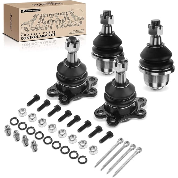 A-Premium Front Upper & Lower Ball Joints Compatible with Chevrolet Tahoe K1500 K2500 Suburban GMC Yukon K1500 Suburban Cadillac Escalade 4-PC Set