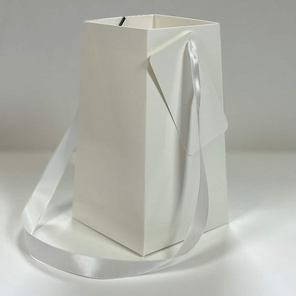 Arctic White FlowerBox Recyclable, Waterproof. Paper Vase