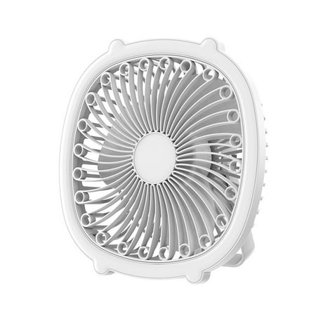 

Alloet Ceiling Fan Home Table Cooling Fan Outdoor Camping Small Air Conditioner (White)