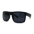 thumbnail image 1 of Mens OG Flat Top Rectangle Gangster Mob Shade Sunglasses Matte Black, 1 of 4